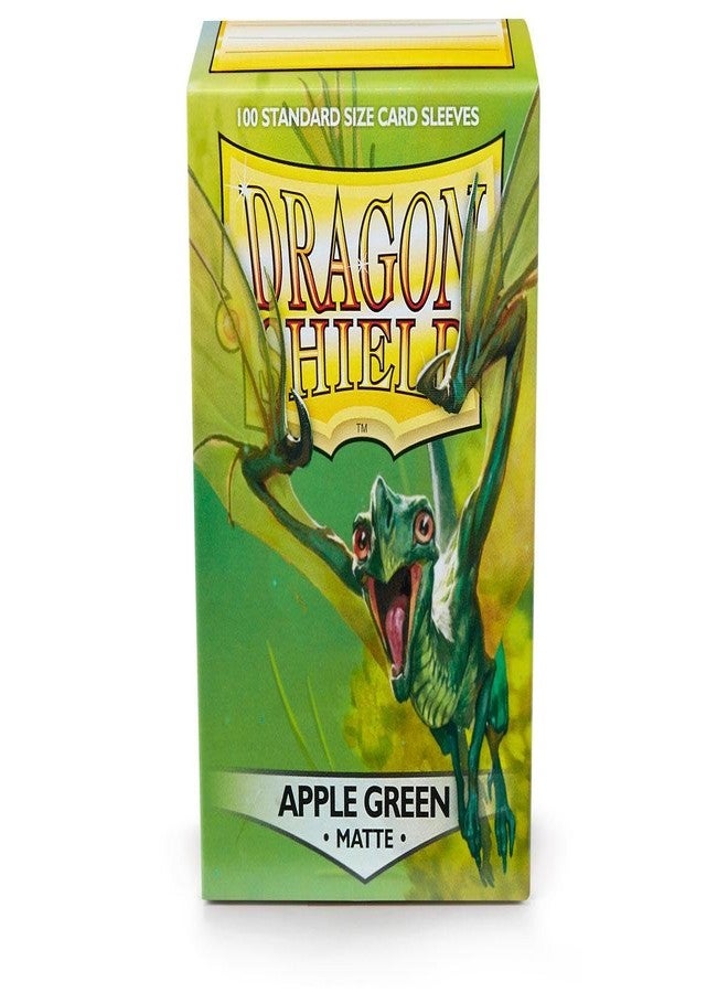 dragon shield 5 Packs Dragon Shield Matte Apple Green Standard Size 100 ct Card Sleeves Value Bundle! - Image 4